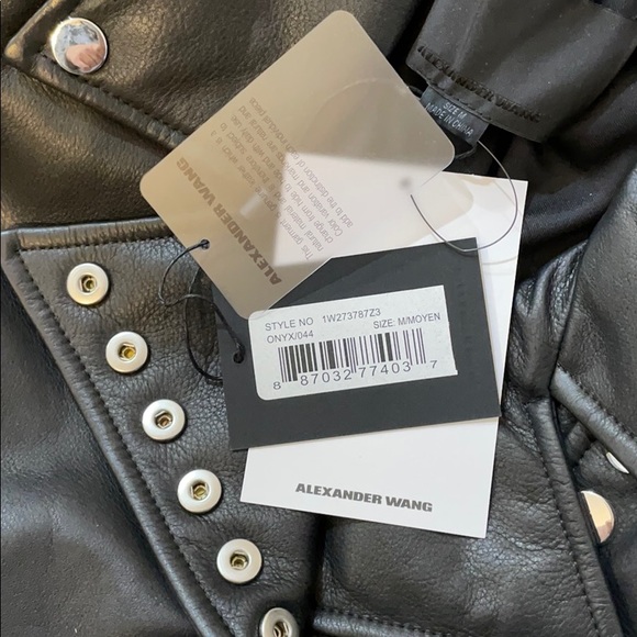 Leather biker jacket - Picture 12 of 16